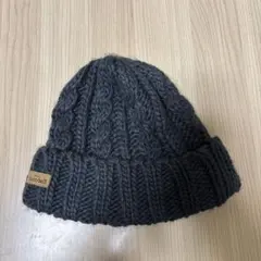 モンベル　ケーブル編み　ビーニー　ニット帽