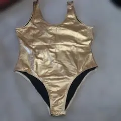 1210 680 ゴールド ボディスーツ Lサイズ
