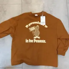 新品 P.premier ピーナッツ柄トレーナー 120cm