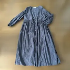 AMERICAN HOLIC グレー刺繍ロングワンピース