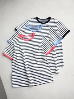 お値下げトレフルプラスワン人気ボーダーTシャツのサムネイル