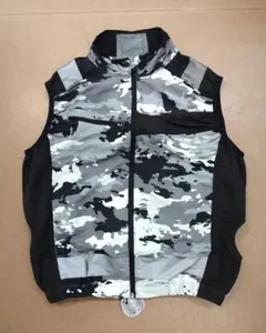 動作確認済み△BURTLE バートル 空調服ベスト Lサイズ 緑系 ファン 
