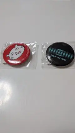缶バッジセット 猫デザイン & back number