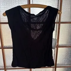 DKNY 黒 タンクトップ ストラップ付きのサムネイル