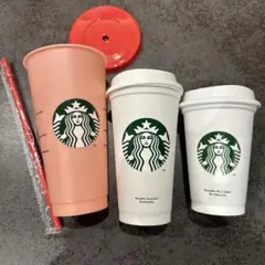 スターバックス リユーザブルカップ　3点