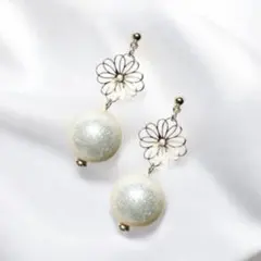 ★和ピアス　イヤリング　着物 和装 和風　No408