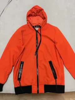 Diesel オレンジ フード付きパーカー