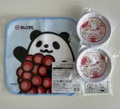 スシロー だっこずし ミニタオル 豆皿 セット　（シール2種おまけ）