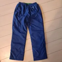 美品！mont-bell サーマラップパンツ 青×緑　リバーシブル　140