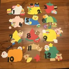 ラスト2点！　誕生日表　誕生日壁面　誕生日飾り　壁面　壁面飾り　保育　幼稚園