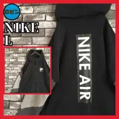 NIKE フルジップ BOXロゴ スウッシュ ナイキ スウェット フーディー