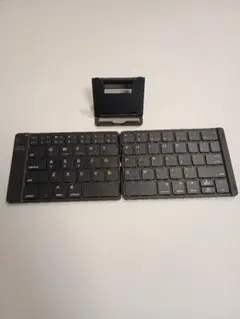 EWIN 折りたたみ式 Bluetoothキーボード、スマホスタンド付き