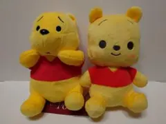 プーさん　ぬいぐるみ2種