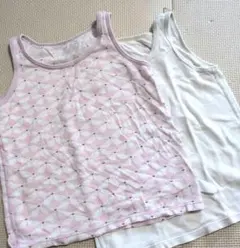 UNIQLO ユニクロ　コットンメッシュタンクトップ 110