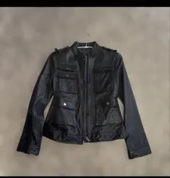 レザージャケット コーティング ダークウェア