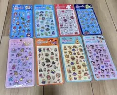 ディズニープクプクシール 8枚セット　コンプリート