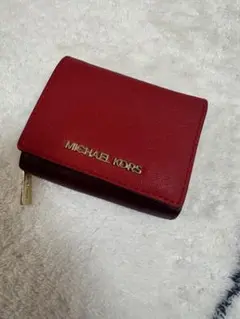MICHAEL KORS 三つ折り財布 レッド