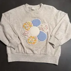 バースデイ moimoi yukie トレーナー110 新品未使用 お花のサムネイル
