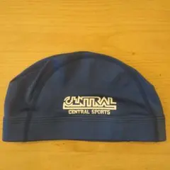 セントラルスポーツ　水泳帽　Mサイズ 紺色　記名無し