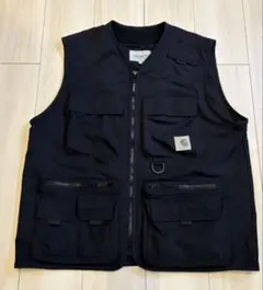 エルムウッドベスト カーハート　Carhartt WIP　黒　フィッシングベスト