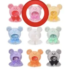 ディズニーストア　シークレットポンチョ　ピンク　ぬい