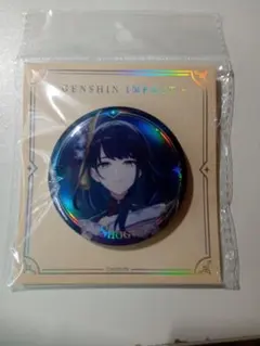 原神　雷電将軍　缶バッチ