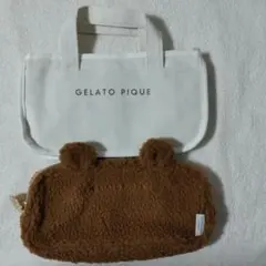 あつまれどうぶつの森コラボ GELATO PIQUE トートバッグ 白