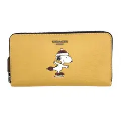 未使用COACHコーチ X PEANUTS(ピーナッツ) モチーフ長財布