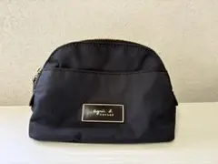 agnes b. Voyage ナイロンポーチ　ネイビー