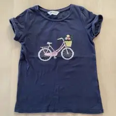 H&M 自転車リバーシブルスパンコールTシャツ EUR 134/140