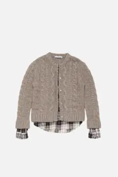 acne studios フィットレイヤードカーディガンのサムネイル