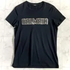 バルマン メタリック エンボス加工 Tシャツ ブラック Sのサムネイル