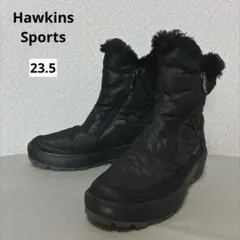 【未使用】 ホーキンススポーツ サイドジップ ボア ショートブーツ 防寒