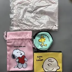 PEANUTS スヌーピー ラブメッセージポーチ 3点セット