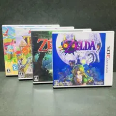 ニンテンドー3DS ゼルダの伝説3本＋とびだせどうぶつの森 まとめ売り