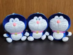 ① ドラえもん キラキラ ラメベロア マスコット 3点セット