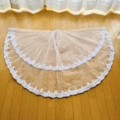 ホワイト レースウェディングベール