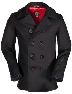 schott ウールピーコート 黒 ダブルブレスト Schott N.Y.C（ショット） Schott USA LINE 740 32oz ダブルブレスト