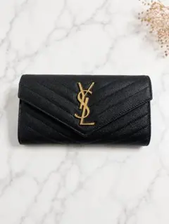 SAINT LAURENT PARIS 長財布 ブラックのサムネイル