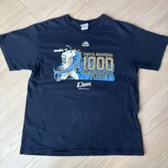 【美品】西武ライオンズ　中村剛也　1000打点記念Tシャツ　Ｍサイズ