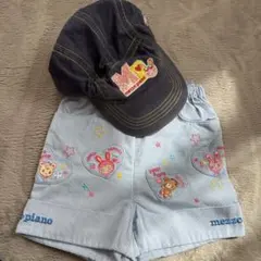 ⭐︎メゾピアノ⭐︎半ズボンとキャップ セット100サイズデス！