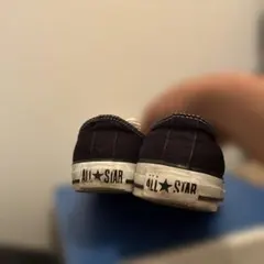 CONVERSE ブラック ローカット スニーカー