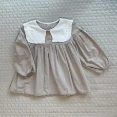 プティマイン コーデュロイチュニック 110 ピンク