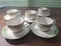 Noritake レモン柄 ティーカップ 5個セット