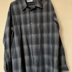 ネルシャツ オンブレ