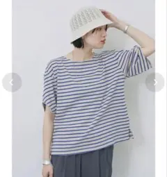 新品 サマンサモスモスブルー ツイストスリーブアソートTシャツ 半袖プルオーバーのサムネイル