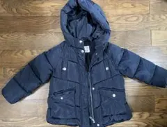 Zara Kids ネイビー ダウンコート 110cm