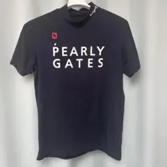 PEARLY GATES パーリーゲイツ モックネックシャツ ネイビー サイズ4