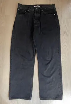 SUNFLOWER TWIST DENIM 30／32 深水光太着 イタリア製新品Sunflower ワイドツイストジーンズ 31 深水光太着