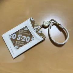 【新品未使用】嵐 5×20 パスケース 白
